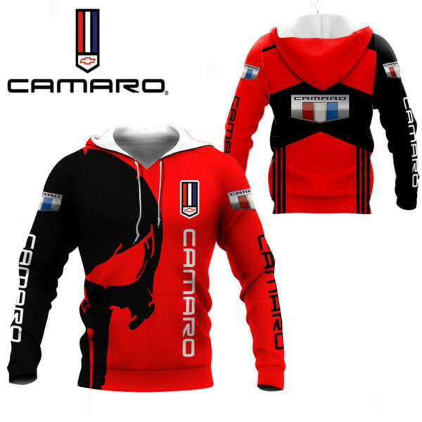 Chevrolet Camaro Shirt 407, 3d Hoodie Zip Hoodie 24