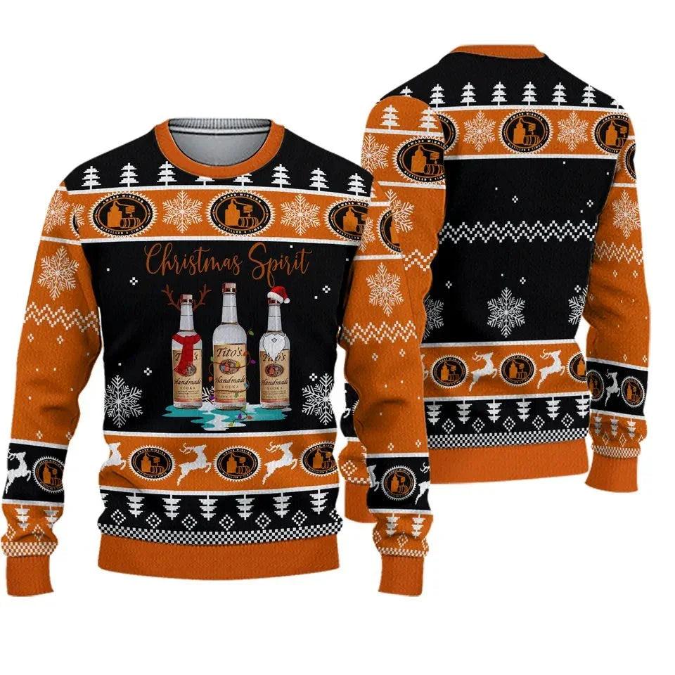 Tito’s Christmas Spirit Ugly Christmas Sweater