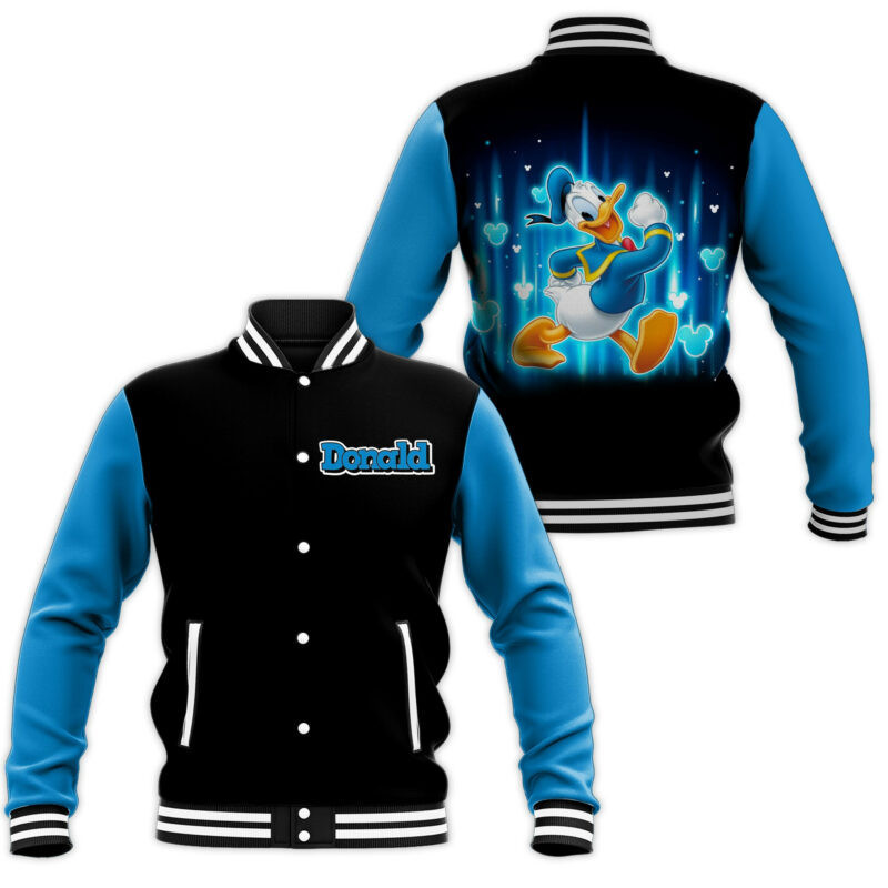 Donald Lover Blue Baseball Jacket