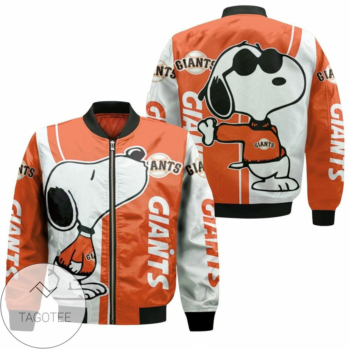 San Francisco Giants Snoopy Lover Bomber Jacket
