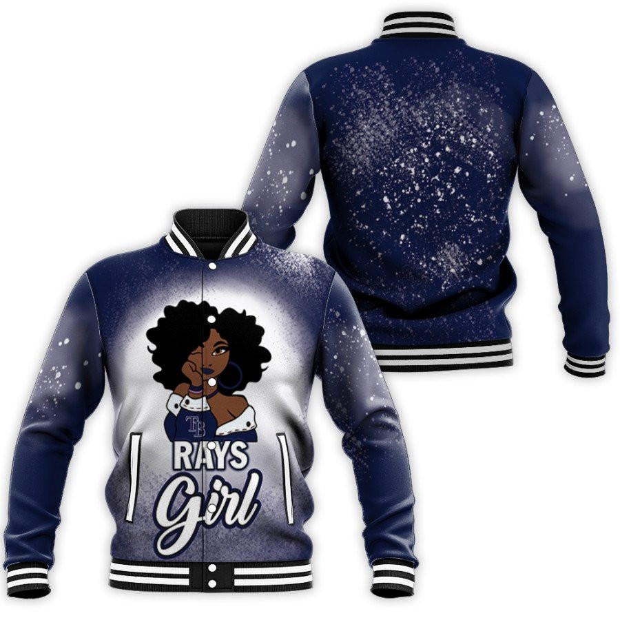 Tampa Bay Rays Girl African Baseball Jacket