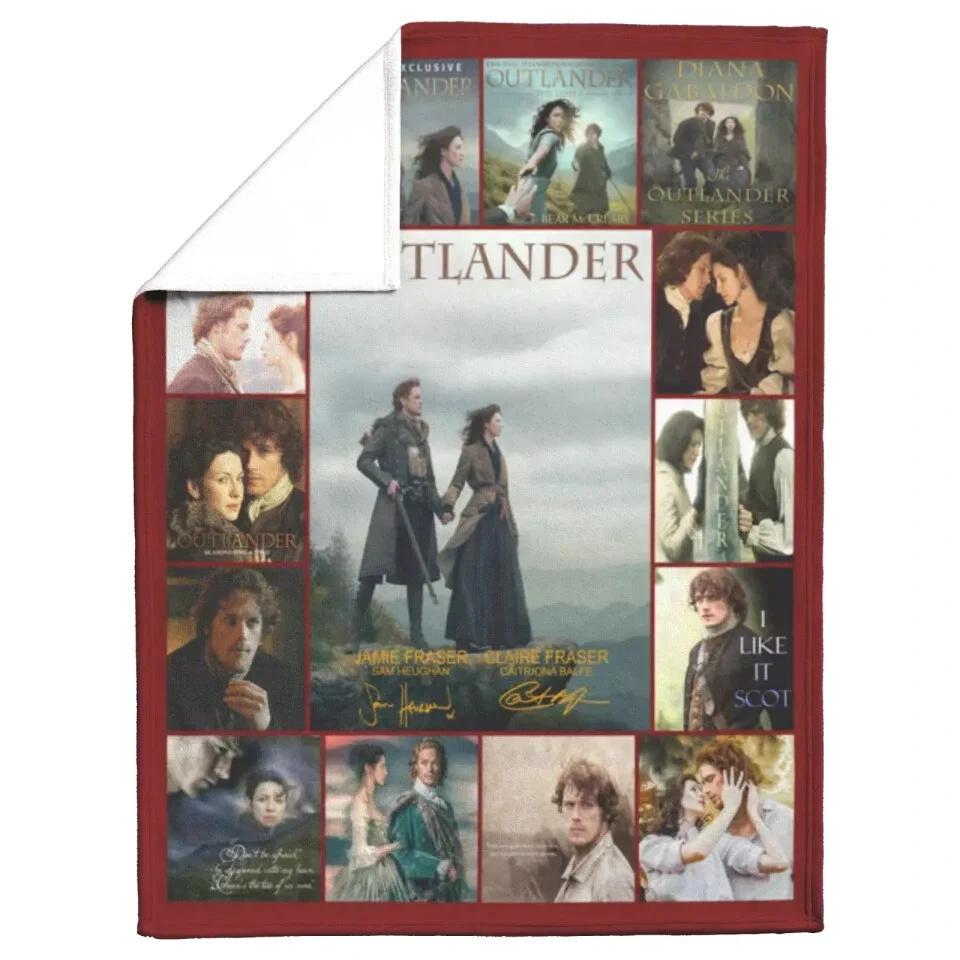 Outlander TV Series Fleece Sherpa Blanket