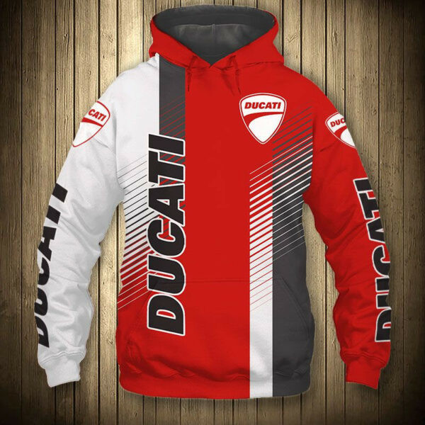 Ducati Motor Holding Racing 7k86 Cartoon 3d Hoodie Zip Hoodie 171