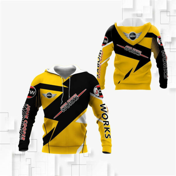 Mini John Cooper Works Shirt 686, 3d Hoodie Zip Hoodie 2270