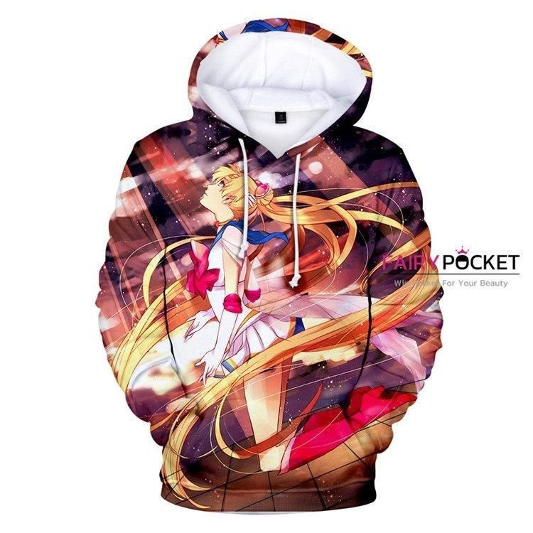 Sailor Moon Tsukino Usagi 3D All Over Print Hoodie & Zip Hoodie