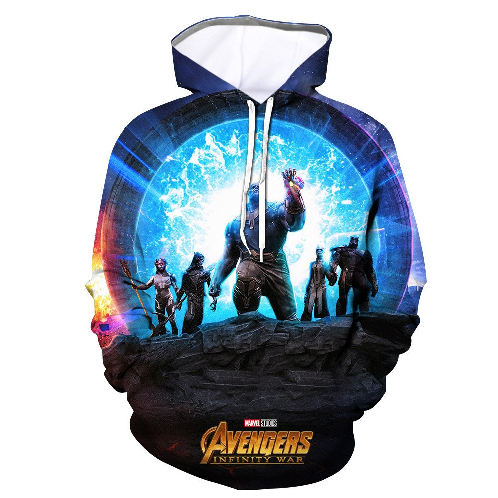 Advanced Tech Costumes Avengers End Game Thanos 3D All Over Print Hoodie & Zip Hoodie