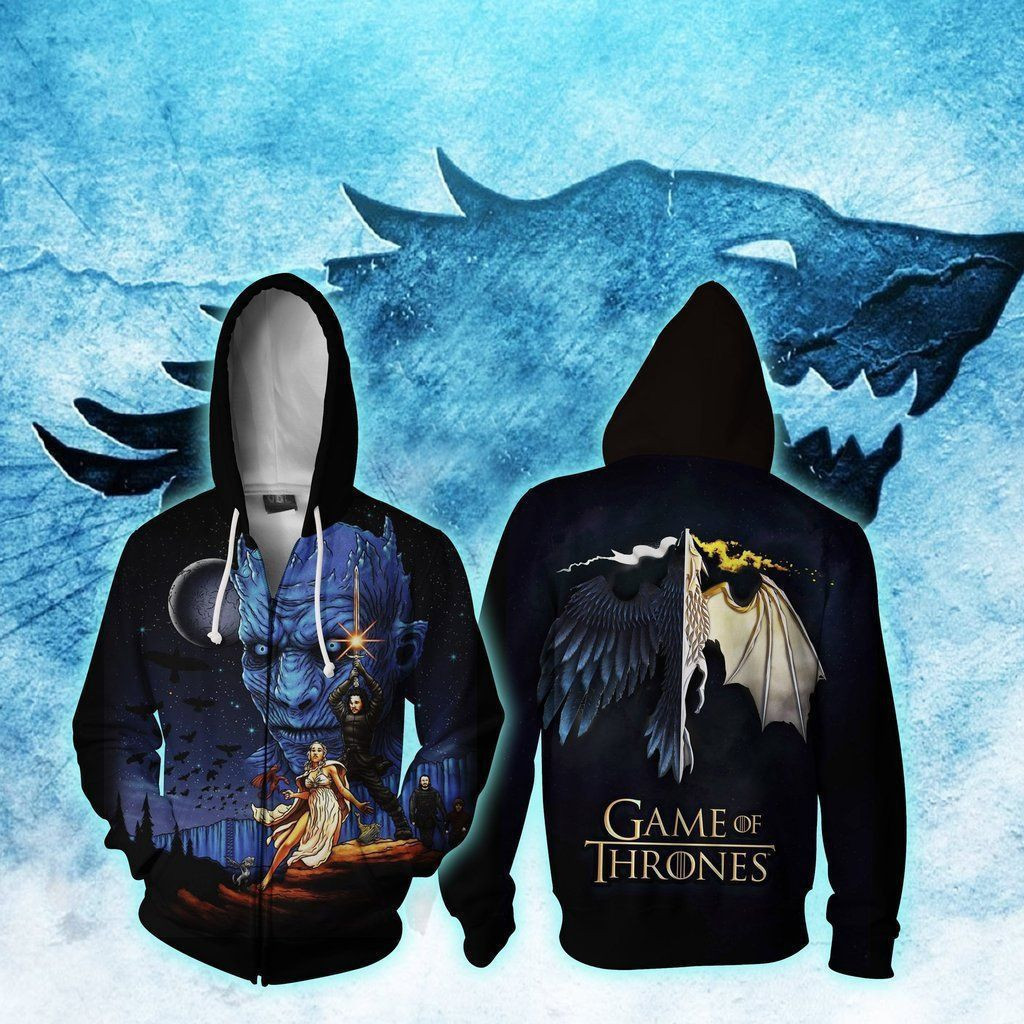 American TV Game of Thrones Sweater 3D All Over Print Hoodie & Zip Hoodie