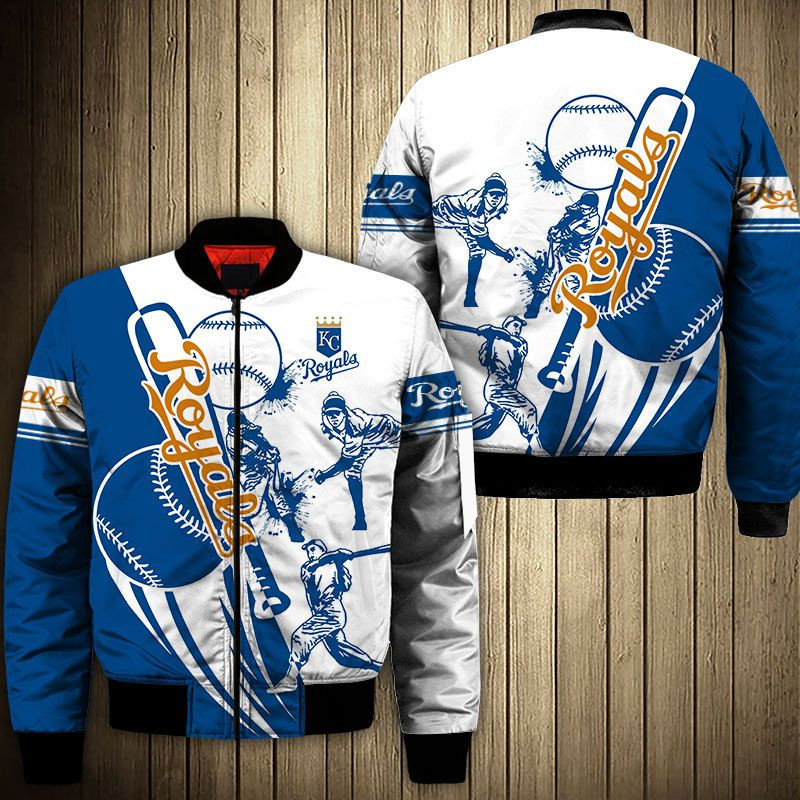 Kansas City Royals 3D Full Print Bomber Jacket