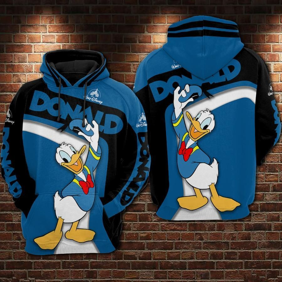 Donald Duck Movies Over Print 3d Hoodie Zip Hoodie 39