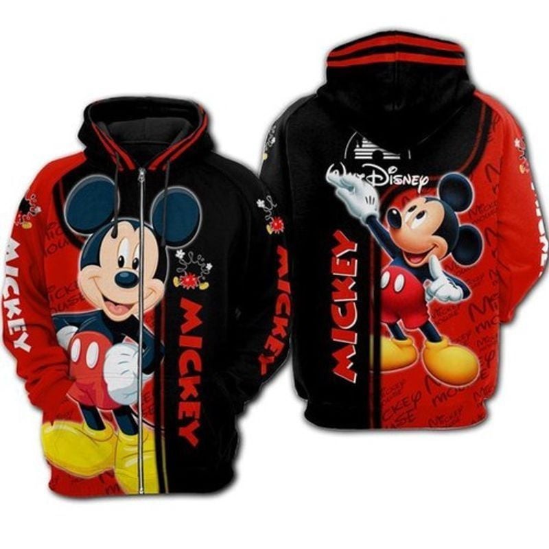 Mickey Mouse Jacket Full 3d T Shirt Sweatshirt Zip Hoodie Bomber 8