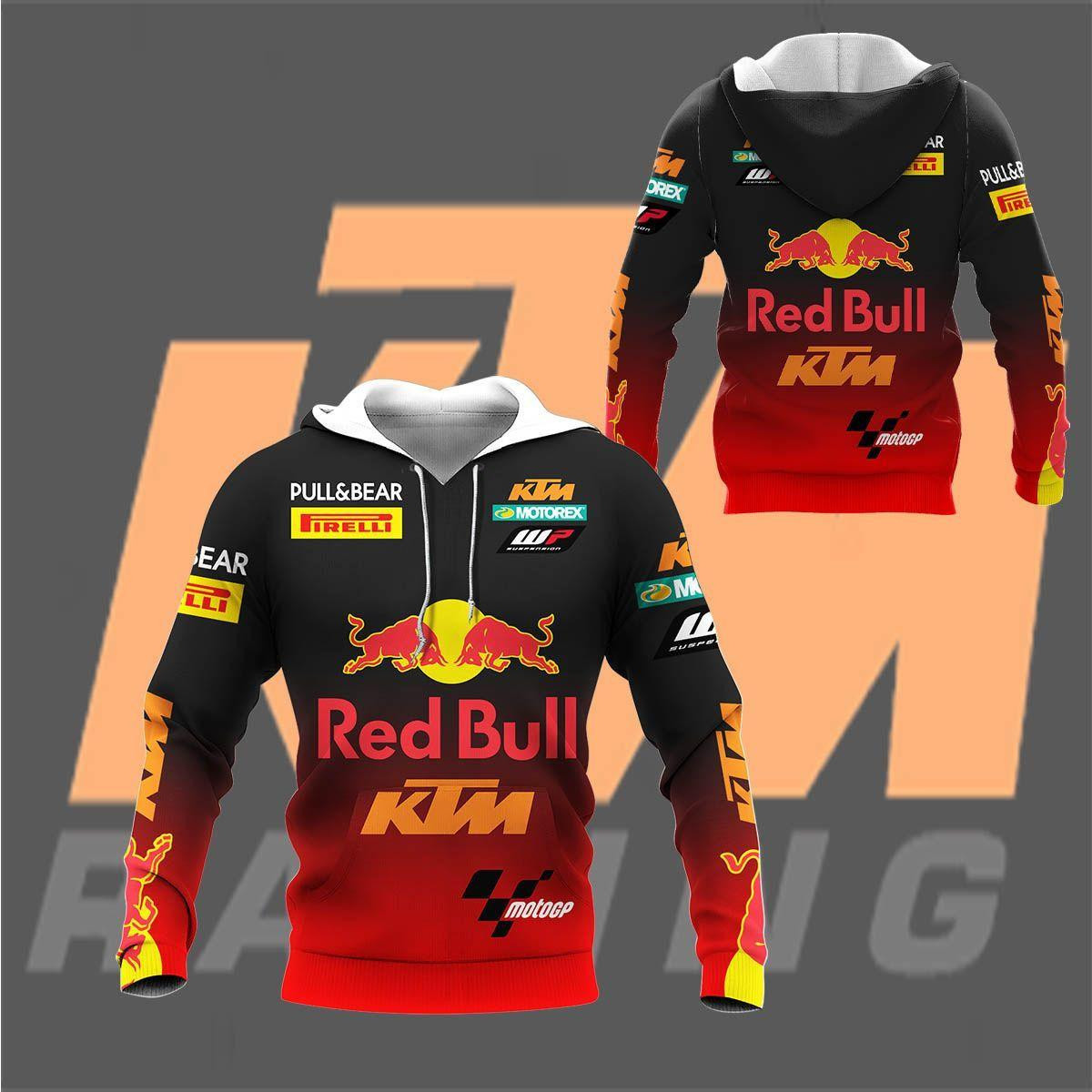 Ktm Ag Shirt 225, 3d Hoodie Zip Hoodie