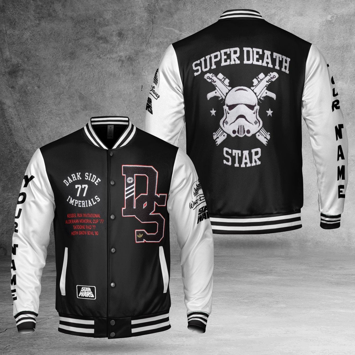 Star Wars Personalized Jacket, Super Star Stromtrooper Trending Baseball Jacket 501