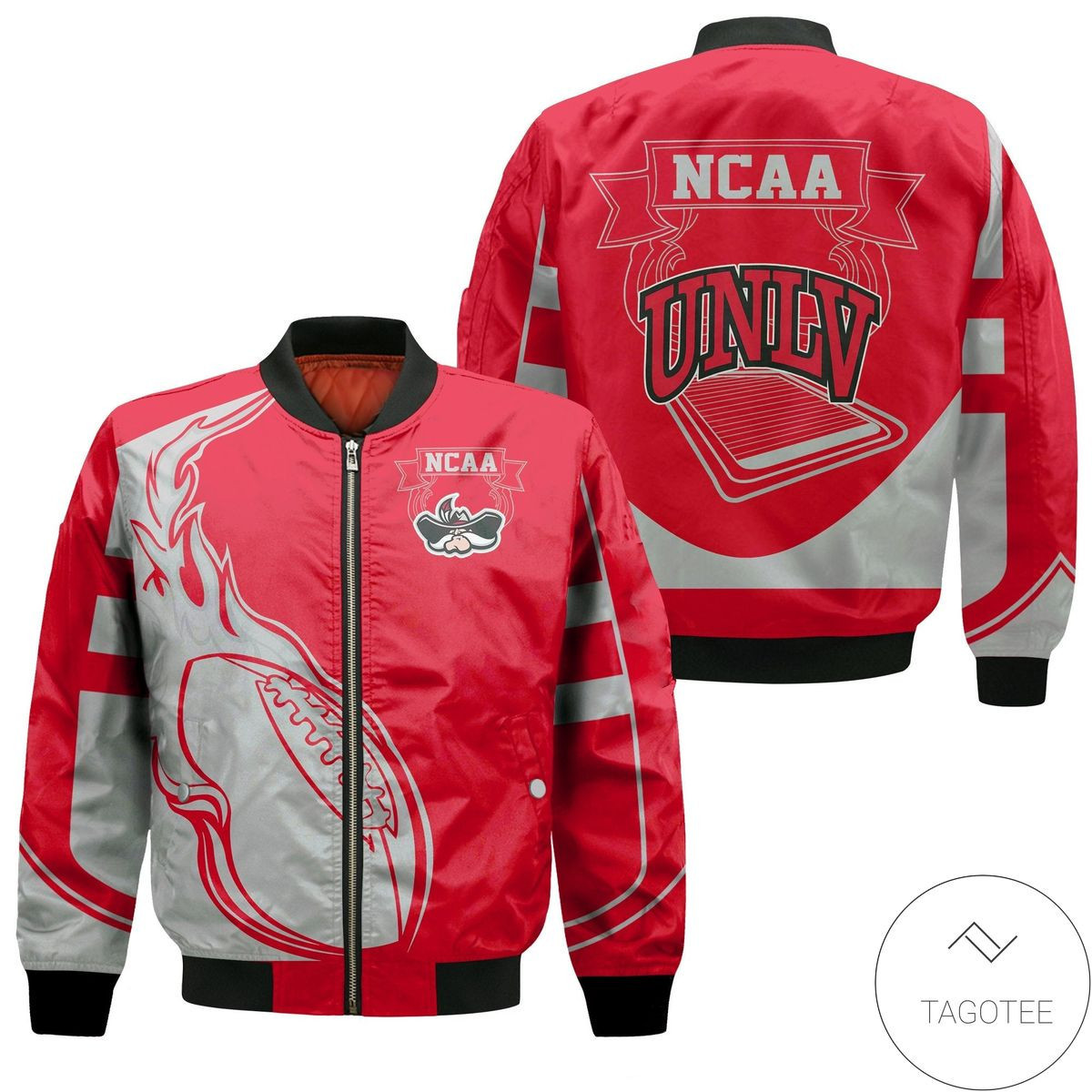 UNLV Rebels Flame Ball Bomber Jacket