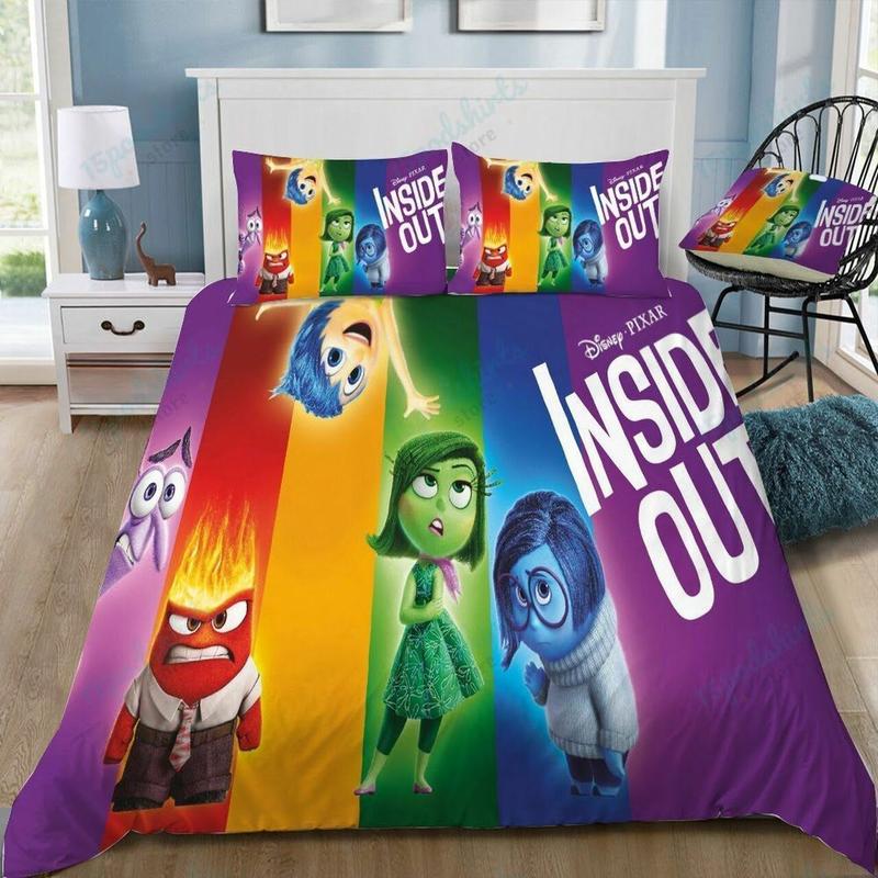 Inside Out Bedding Set DN Inside Out All Emotions Characters Duvet Covers