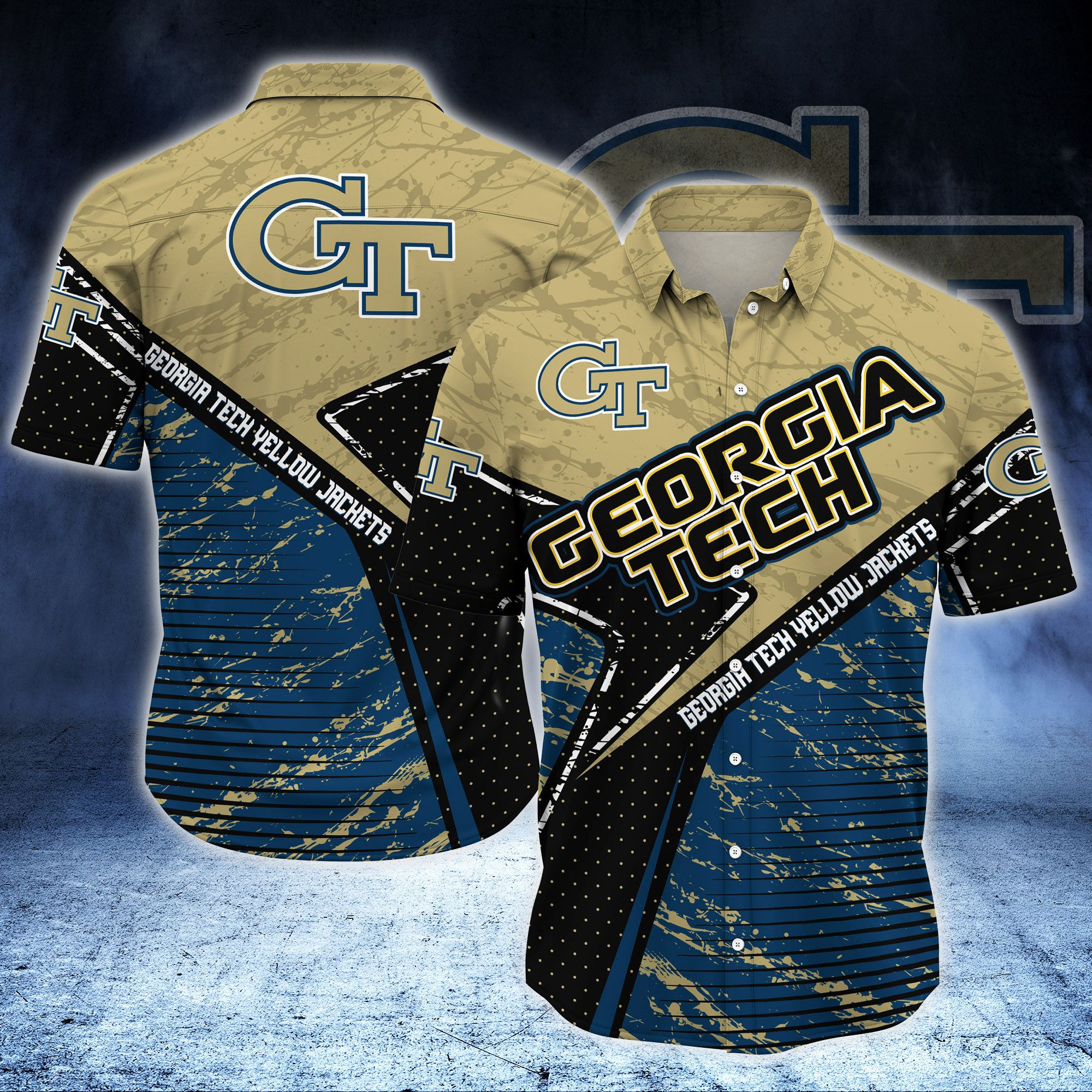 Georgia Tech Yellow Jackets 3 Hoodie, Hawaii Shirt For This Season Gift For Sport Lovers