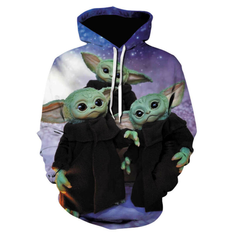 Baby Yoda The Mandalorian 3d Printed Hoodies Star Wars Unisex Hoodie