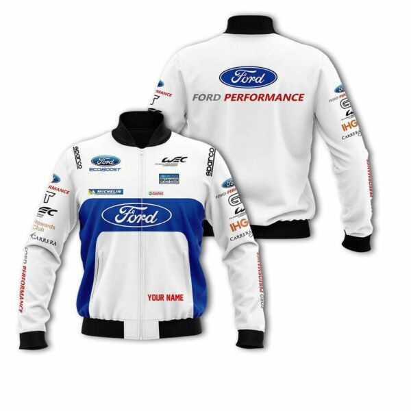 Personalized Ford Performance Racing Sparco Bomber Jacket 868 256
