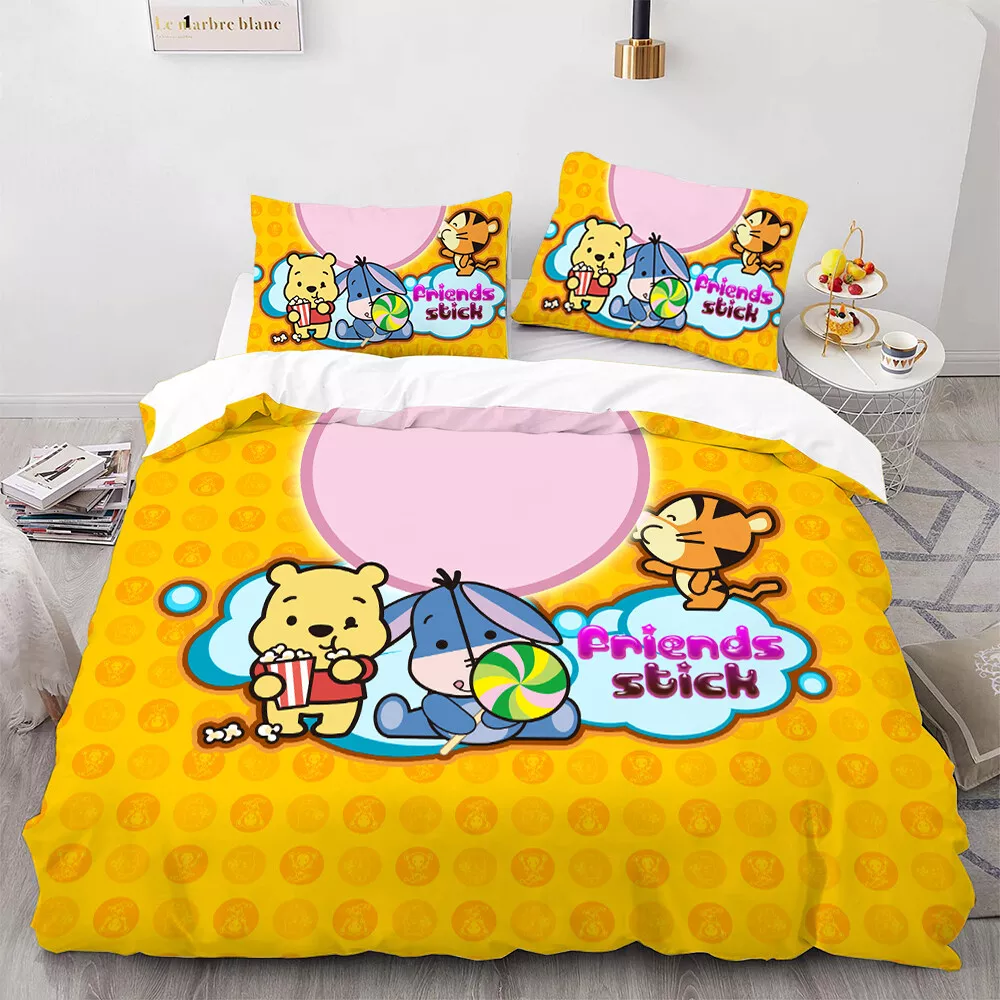 WTP Bedding Set DN Chibi WTP Friends Stick Duvet Covers
