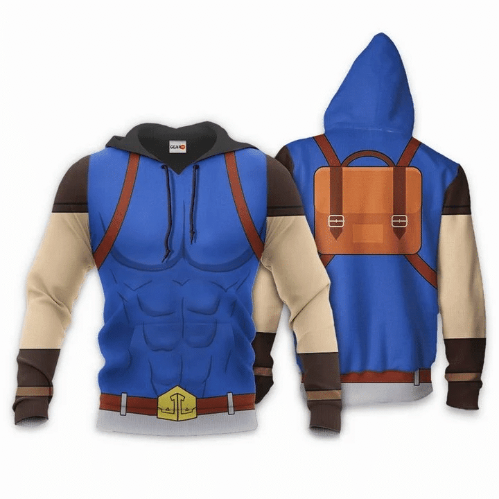 Jojo's Bizarre Adventure Jonathan Joestar 3d Hoodie Zip Hoodie