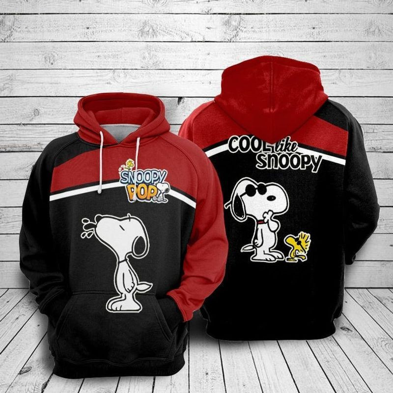 Snoopy Walt Over Print 3d Hoodie Zip Hoodie 6