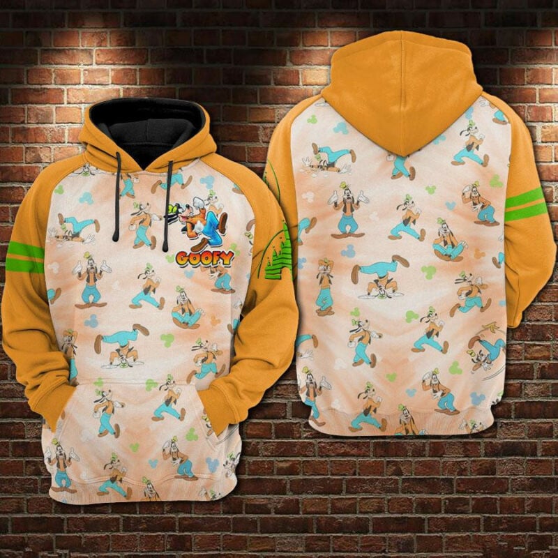 Goofy Unisex 3d Hoodie Zip Hoodie