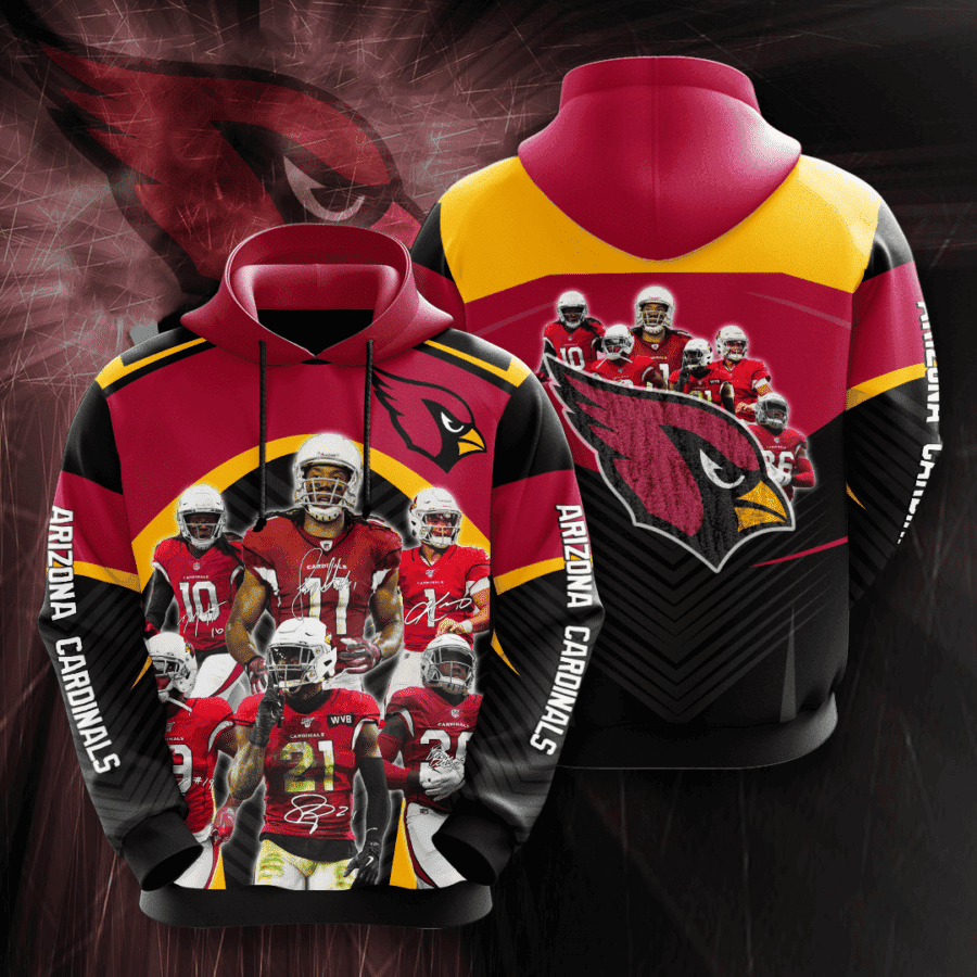 Arizona Cardinals 3D All Over Print Hoodie & Zip Hoodie