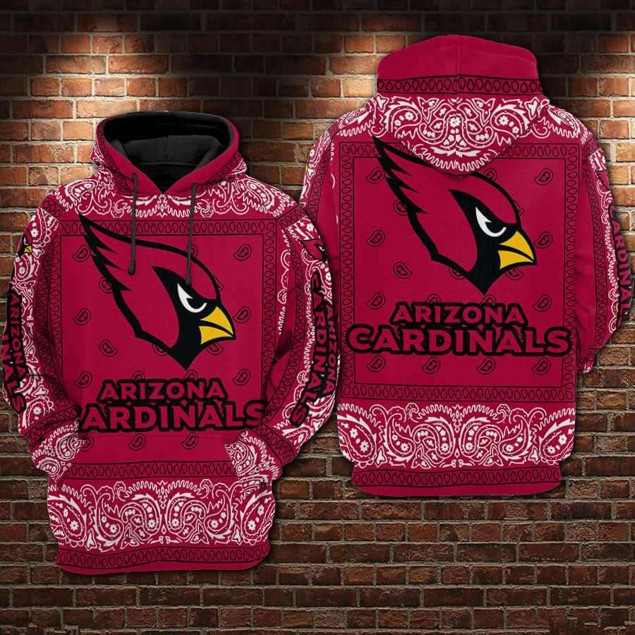 Arizona Cardinals 3D All Over Print Hoodie & Zip Hoodie