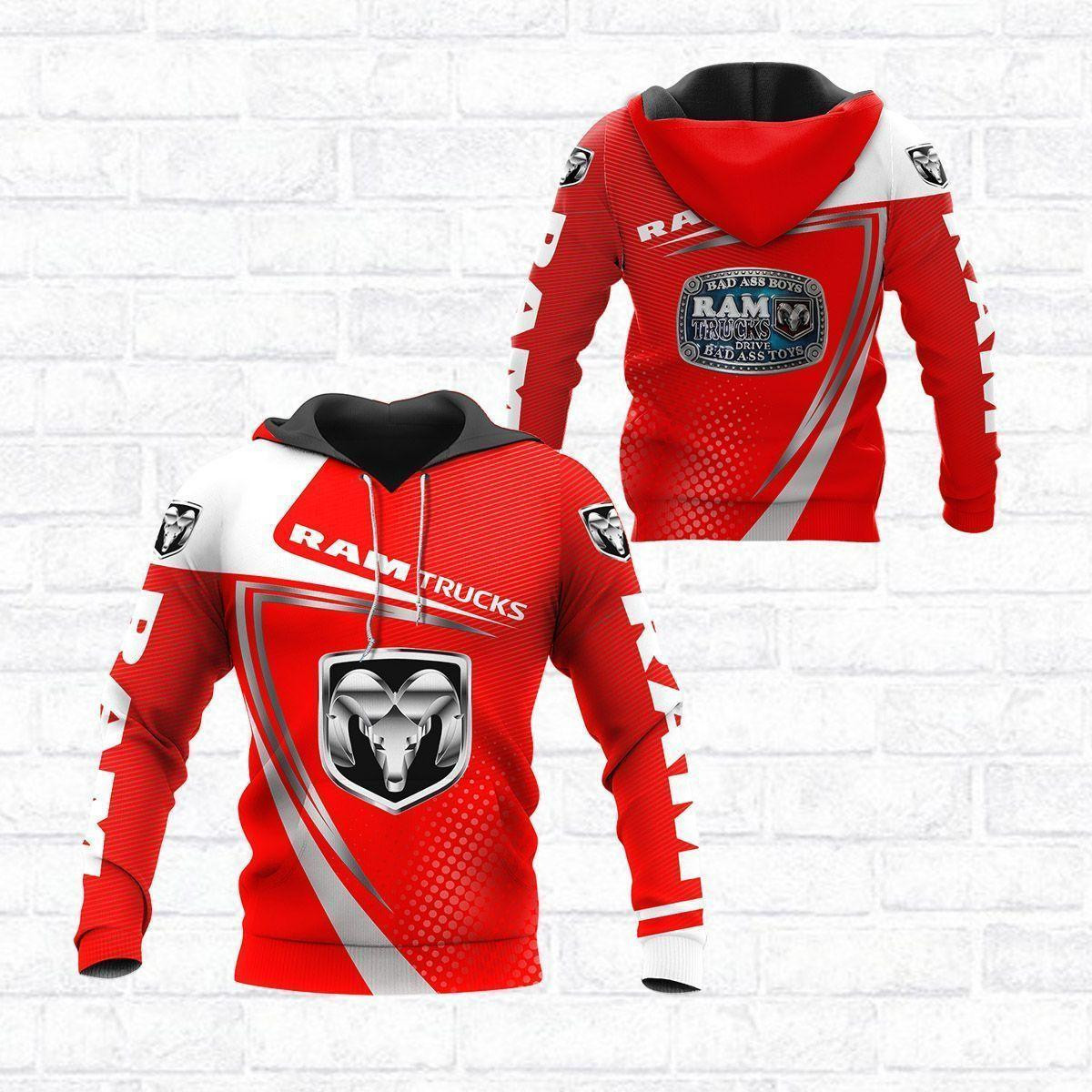 Ram Trucks Shirt 874, 3d Hoodie Zip Hoodie
