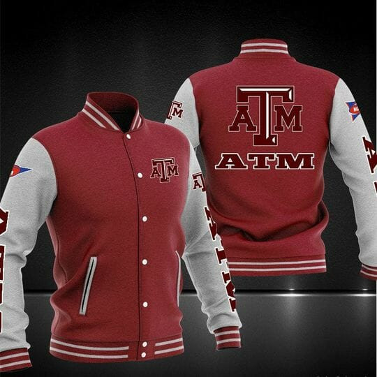 Texas A&M Aggies Red Baseball Jacket