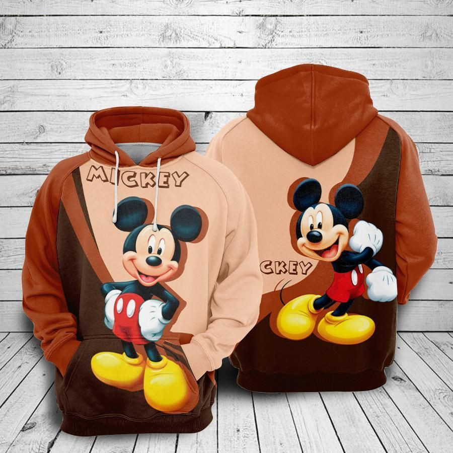 Mickey Mouse Movies Over Print 3d Hoodie Zip Hoodie 586