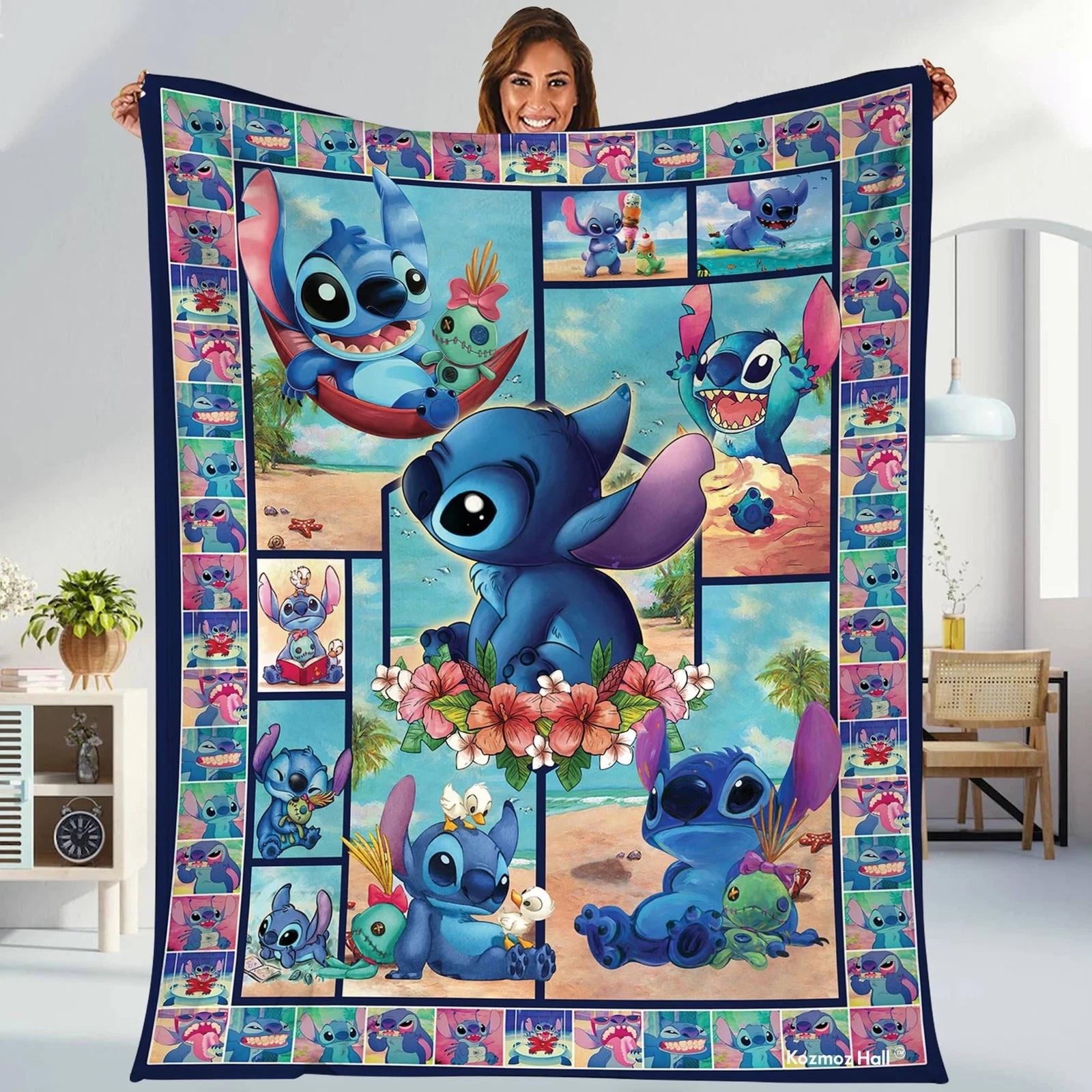 Stitch Blanket Lilo Stitch Blanket Stitch Birthday Fleece Sherpa Blanket
