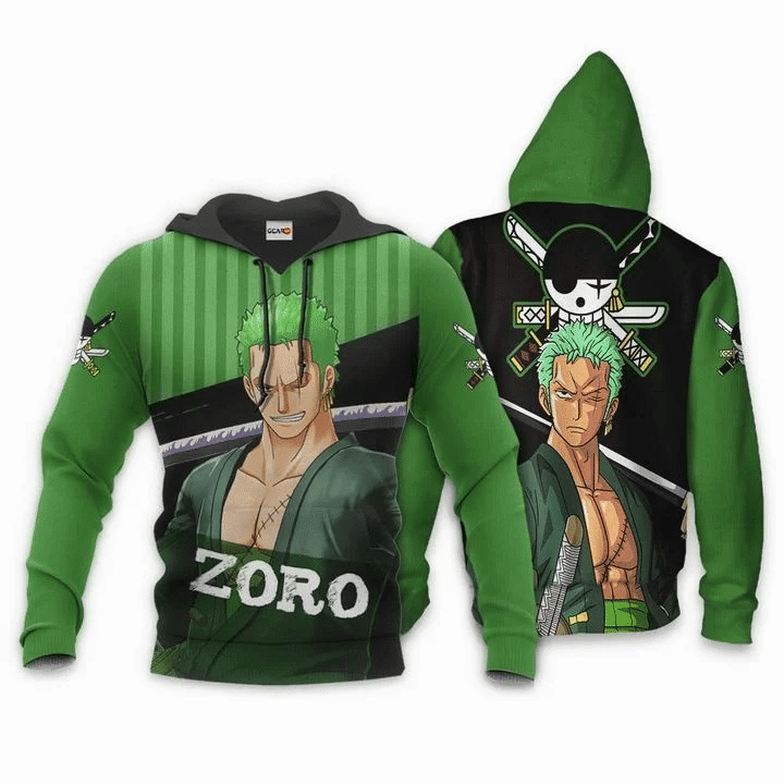 Roronoa Zoro One Piece 3d Hoodie Zip Hoodie