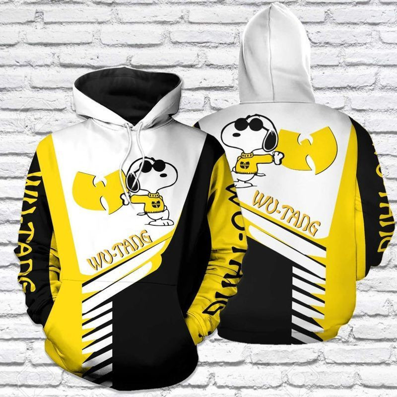 The Peanuts Wu Tang Snoopy 3d Hoodie Zip Hoodie
