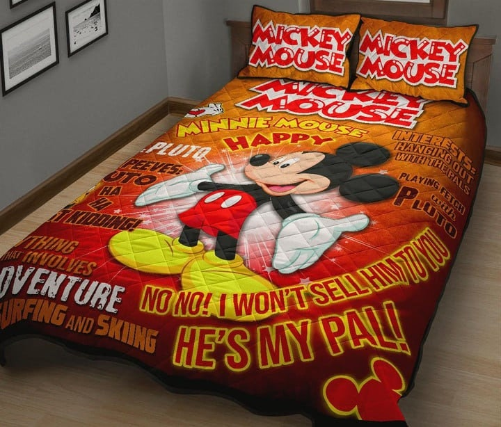 MM Bedding Set DN MM He's My Pal Quotes Duvet Covers