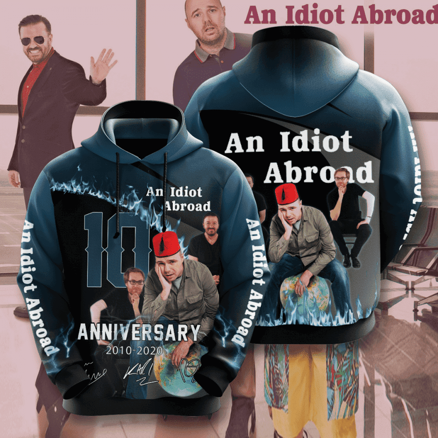 An Idiot Abroad 3D All Over Print Hoodie & Zip Hoodie