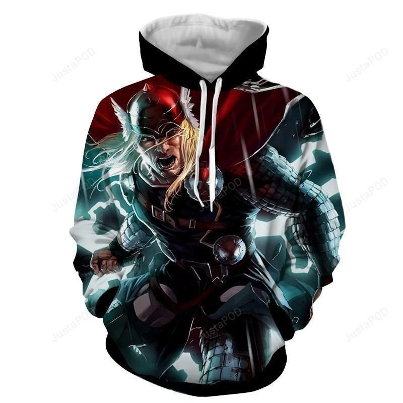 Thor Marvel 3D All Over Print Hoodie & Zip Hoodie
