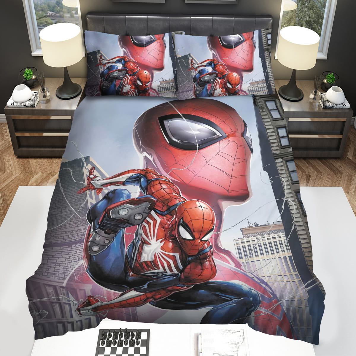 Spiderman Bedding Set MV Spiderman In The City Duvet Covers