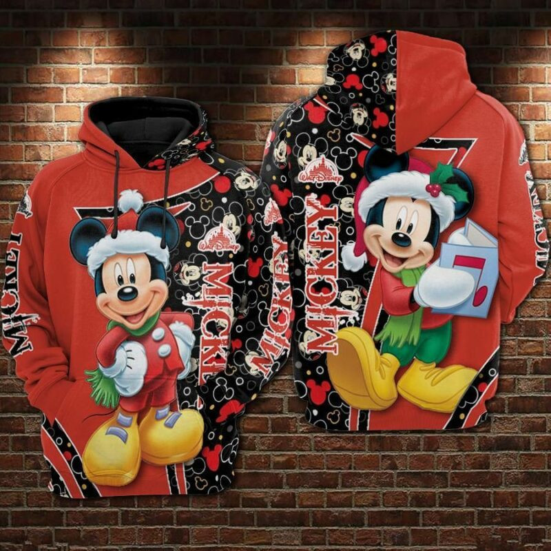 Mickey Mouse Movies 6 Over Print 3d Hoodie Zip Hoodie