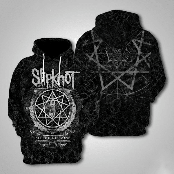 Slipknot Rock Band, Slipknot Rock Band 689 Cartoon Graphic Outfits Aop Hoodie