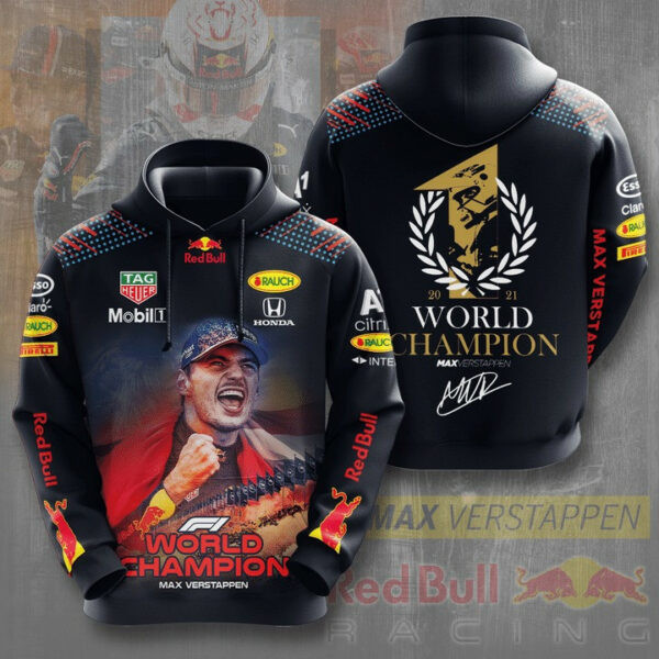 Fomula 1 World Champion 2021 Max Verstapen All Over Print Shirt Hoodie 1009