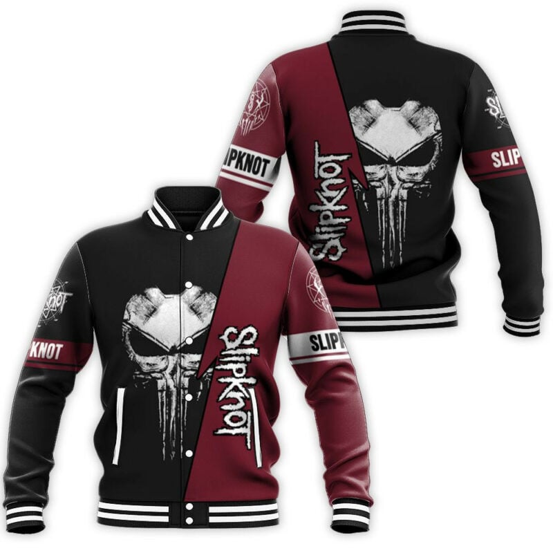 Slipknot Heavy Metal Band Skull For Fan 3d Baseball Jacket Coat Designers For s American Sport Fans