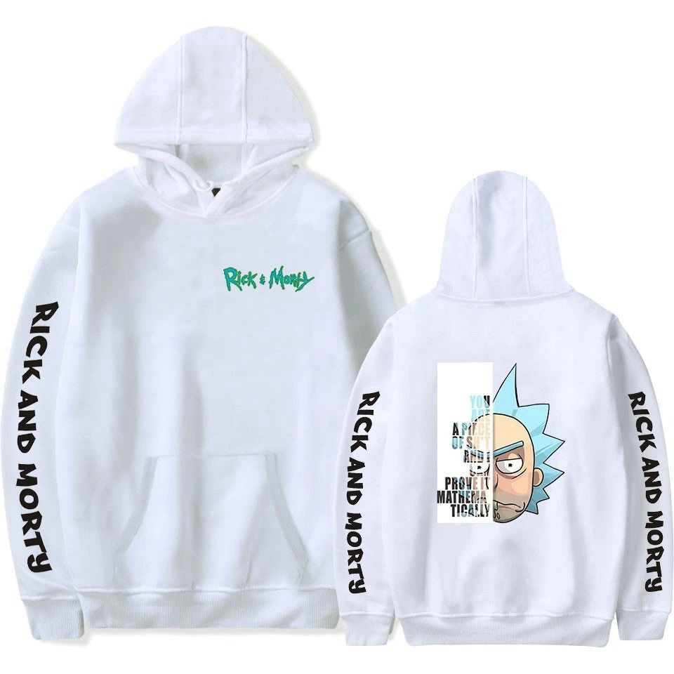 Cartoon Rick And Morty Gift You Are A Piece And I Saw Prove It Mathematically Over Print 3d Hoodie Zip Hoodie 888