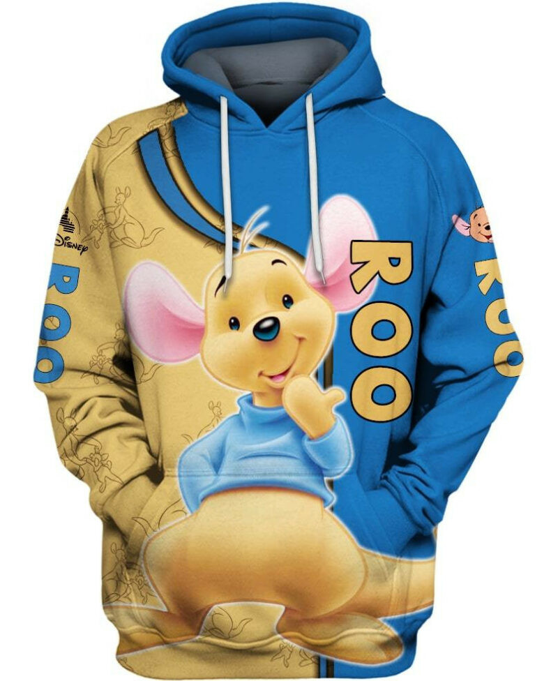 Roo 3d Hoodie Zipper Hoodie
