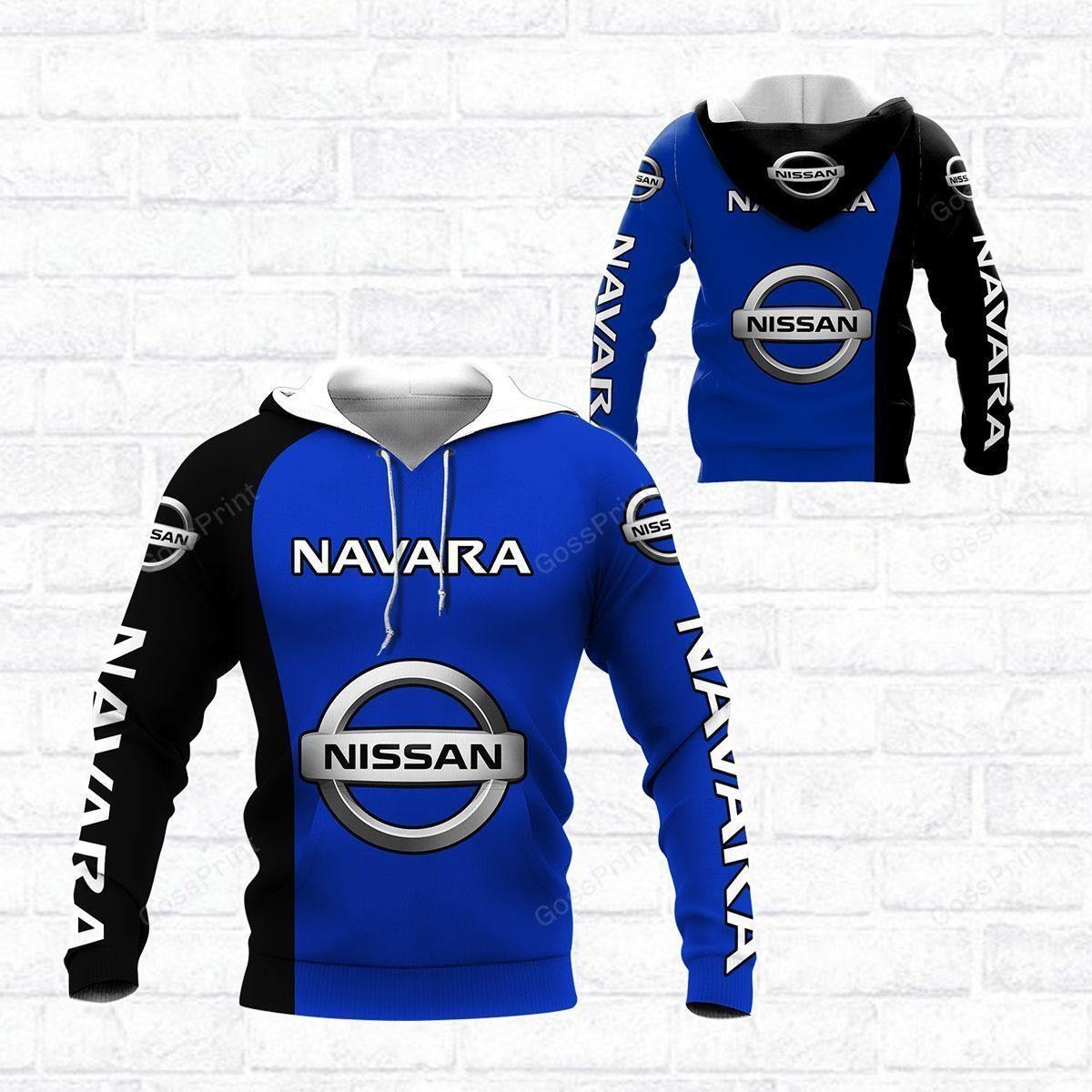 Nissan Navada All Over Print Hoodie, Zip Hoodie 164