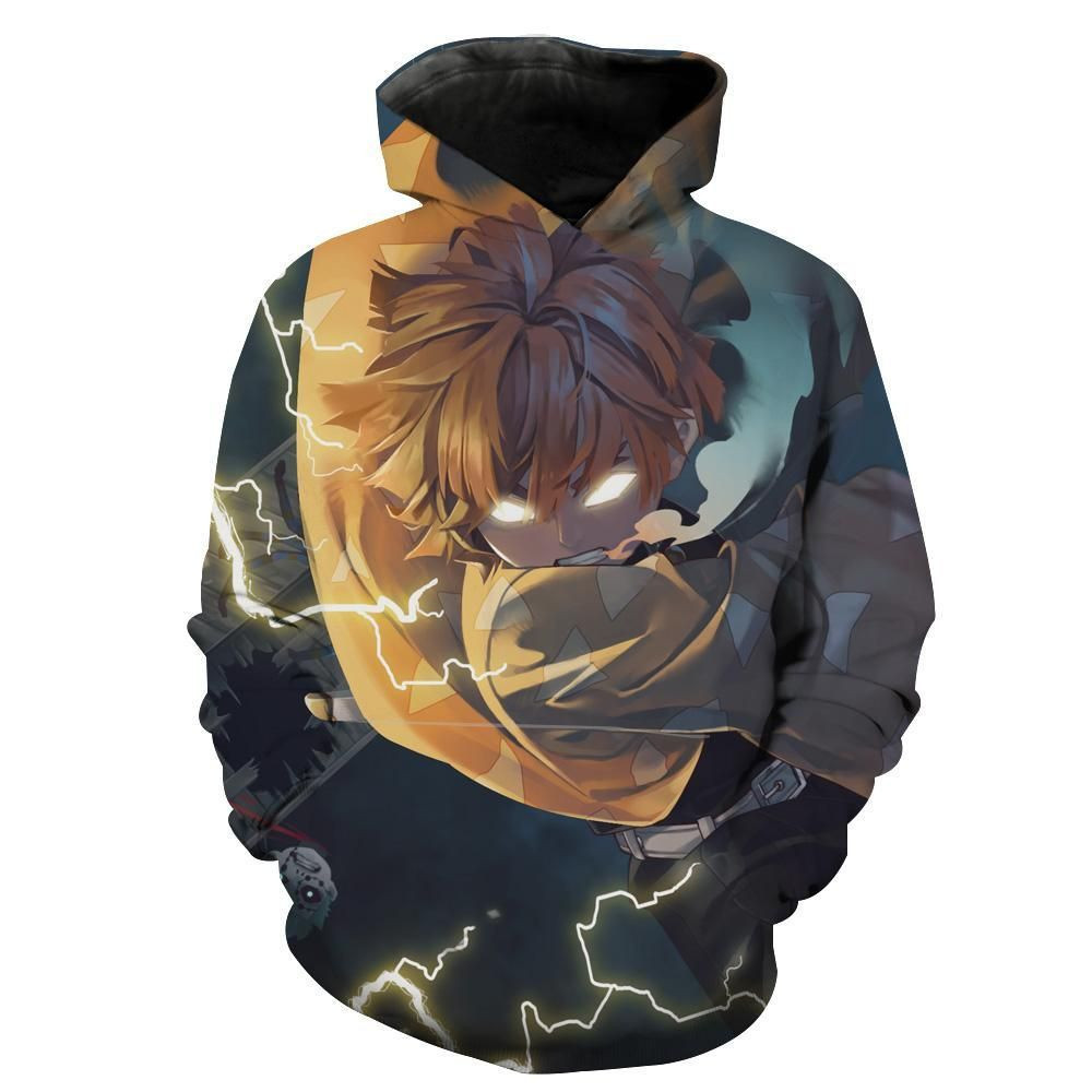 Zenitsu Agatsuma 3D All Over Print Hoodie & Zip Hoodie