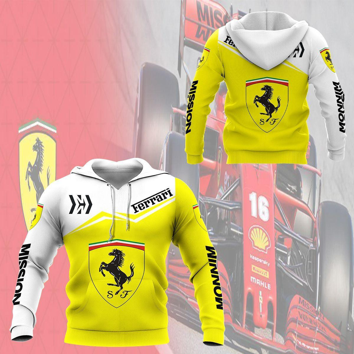 Scuderia Ferrari Luxyry Car 7k957 3d Zip Hoodie Hoodie Ii0