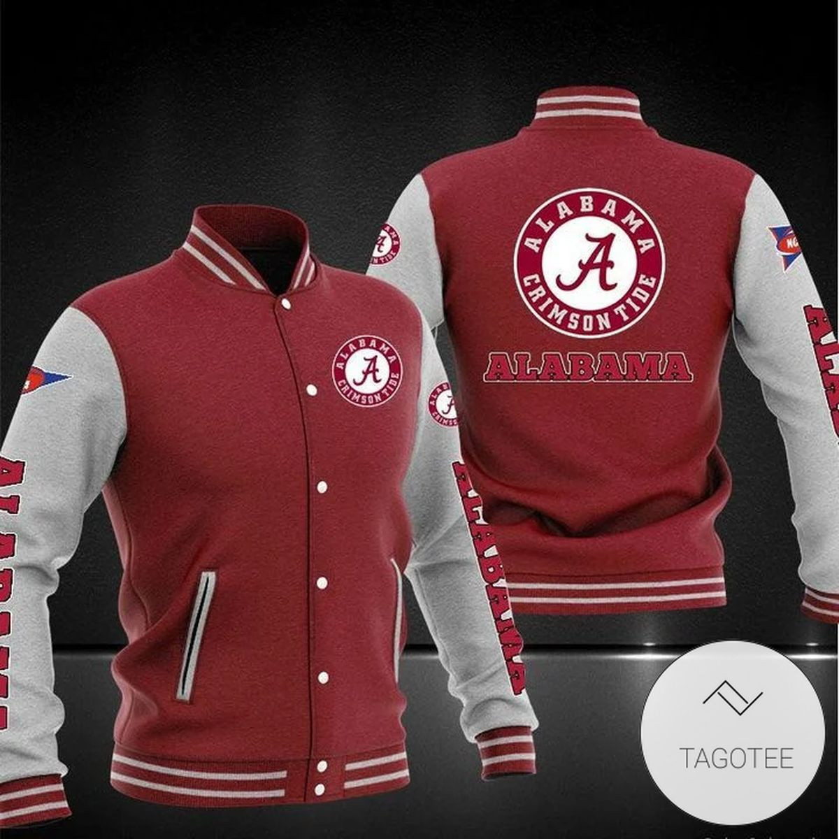 Alabama Crimson Tide Baseball Jacket V12