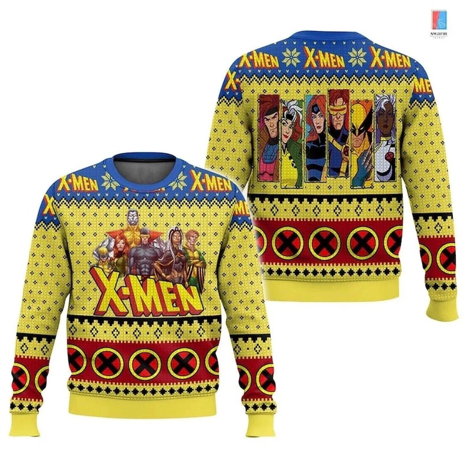 X-Men Wolverine Ugly Christmas Sweater
