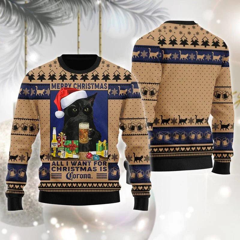 Corona Extra Is All I Want For Ugly Christmas Sweater
