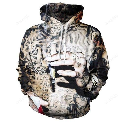 Wiz Khalifa3d Wiz Khalifa 3D All Over Print Hoodie & Zip Hoodie